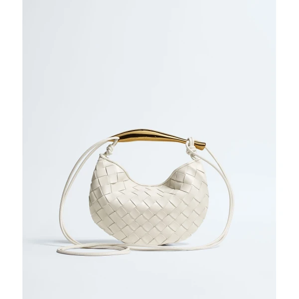 Khaite Women's Baby Sardine in Chalk - White Mini Bags - The Lotus Tote Bag - Shop at Coveti
