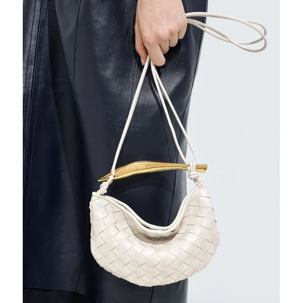 Khaite Women's Baby Sardine in Chalk - White Mini Bags - The Lotus Tote Bag - Shop at Coveti