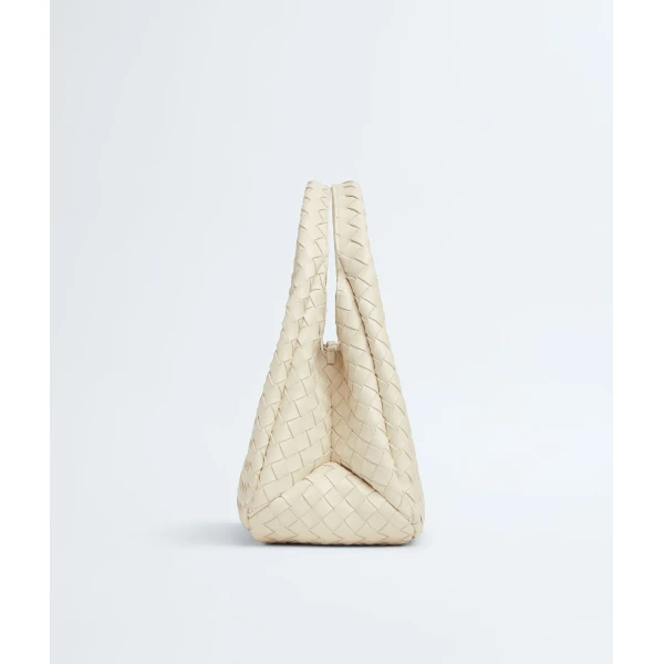 Khaite Women's Campana in Sea salt - White Shoulder & Crossbody Bags - The Lotus Tote Bag - Shop at Coveti