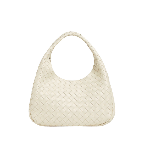 Khaite Women's Campana in Sea salt - White Shoulder & Crossbody Bags - The Lotus Tote Bag - Shop at Coveti