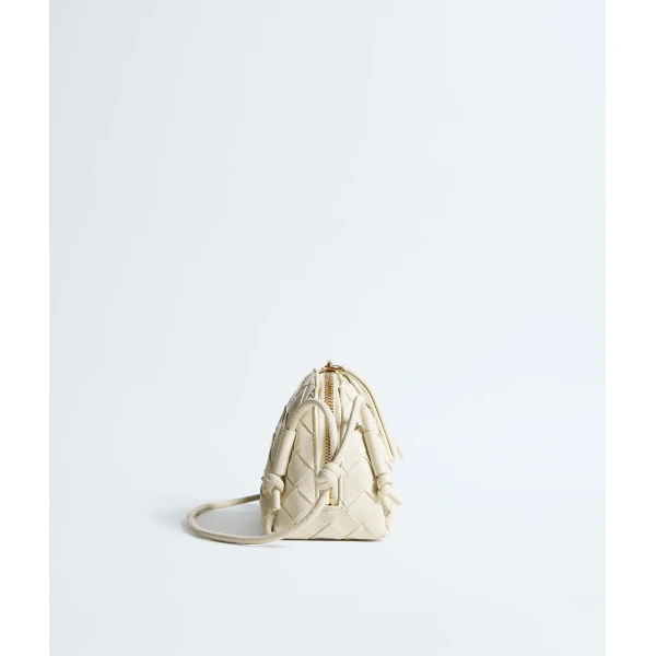 Khaite Women's Intrecciato Concert Pouch in Sea salt - White Clutch Bags - The Lotus Tote Bag - Shop at Coveti