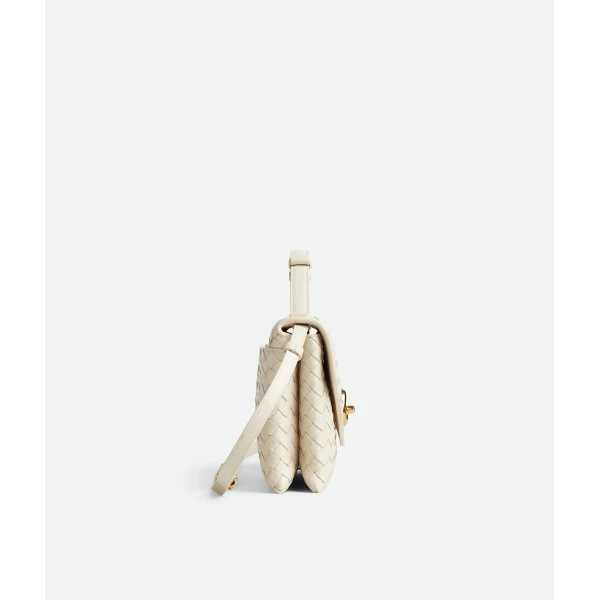Khaite Women's Knot Lock in Sea salt - White Clutch Bags - The Lotus Tote Bag - Shop at Coveti