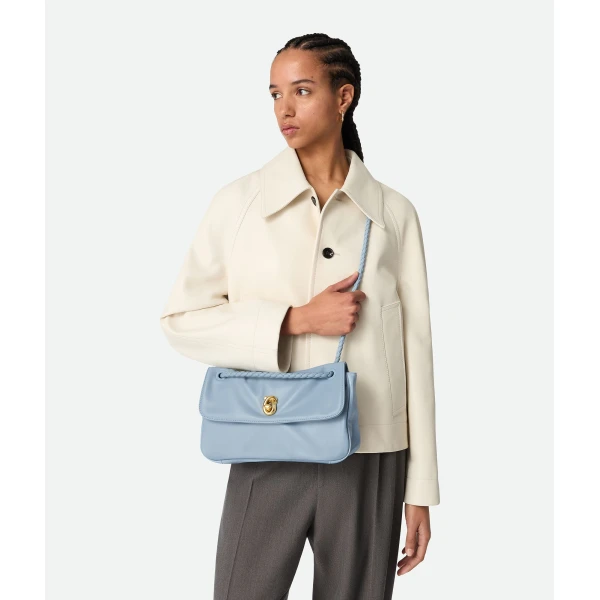 Khaite Women's Madison in Ice - White Shoulder & Crossbody Bags - The Lotus Tote Bag - Shop at Coveti