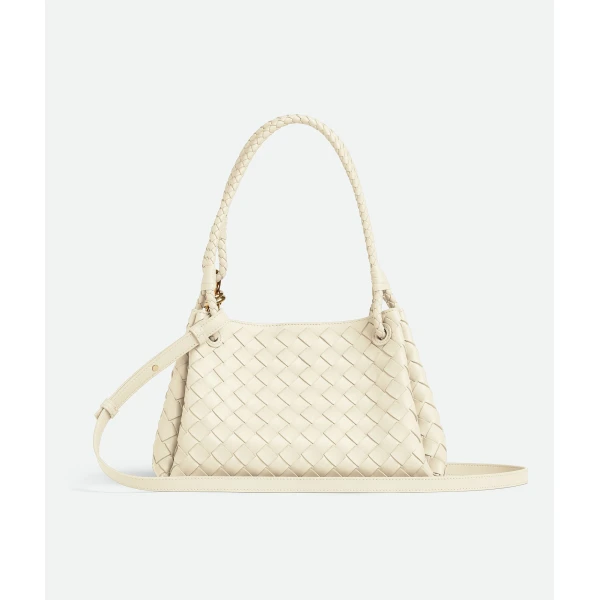 Khaite Women's Parachute in Sea salt - White Shoulder & Crossbody Bags - The Lotus Tote Bag - Shop at Coveti