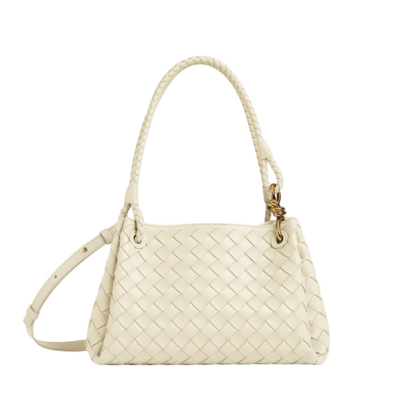 Khaite Women's Parachute in Sea salt - White Shoulder & Crossbody Bags - The Lotus Tote Bag - Shop at Coveti