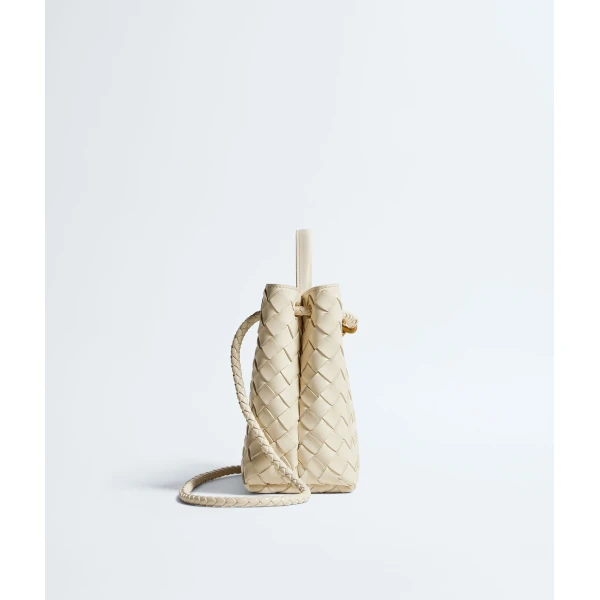 Khaite Women's Small Andiamo in Sea salt - White Totes & Top-Handle Bags - The Lotus Tote Bag - Shop at Coveti