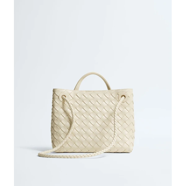 Khaite Women's Small Andiamo in Sea salt - White Totes & Top-Handle Bags - The Lotus Tote Bag - Shop at Coveti