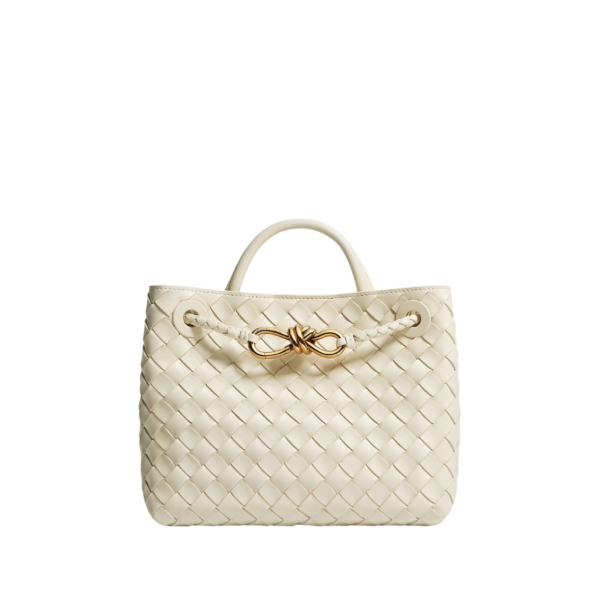 Khaite Women's Small Andiamo in Sea salt - White Totes & Top-Handle Bags - The Lotus Tote Bag - Shop at Coveti