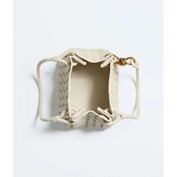 Khaite Women's Small Parachute in Sea salt - White Shoulder & Crossbody Bags - The Lotus Tote Bag - Shop at Coveti