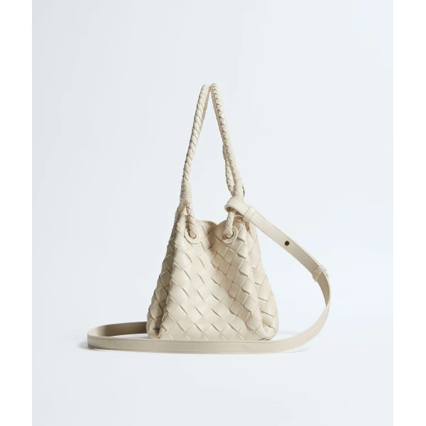 Khaite Women's Small Parachute in Sea salt - White Shoulder & Crossbody Bags - The Lotus Tote Bag - Shop at Coveti