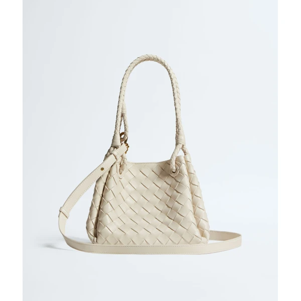 Khaite Women's Small Parachute in Sea salt - White Shoulder & Crossbody Bags - The Lotus Tote Bag - Shop at Coveti