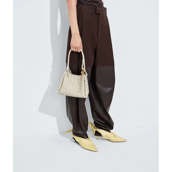 Khaite Women's Small Parachute in Sea salt - White Shoulder & Crossbody Bags - The Lotus Tote Bag - Shop at Coveti