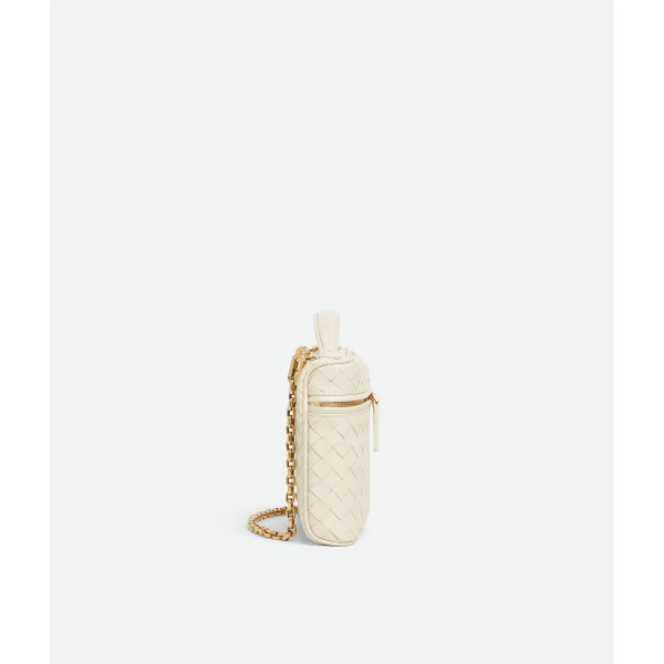 Khaite Women's Small Soft Vanity in Sea salt - White Clutch Bags - The Lotus Tote Bag - Shop at Coveti