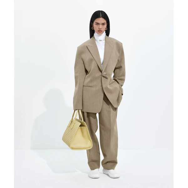 Khaite Women's Barbara Tote in Butter yellow - Yellow Totes & Top-Handle Bags - The Lotus Tote Bag - Shop at Coveti