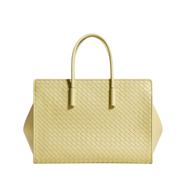 Khaite Women's Barbara Tote in Butter yellow - Yellow Totes & Top-Handle Bags - The Lotus Tote Bag - Shop at Coveti