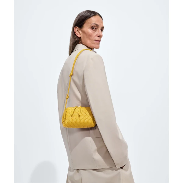 Khaite Women's Concert Pouch in Taxi - Yellow Clutch Bags - The Lotus Tote Bag - Shop at Coveti
