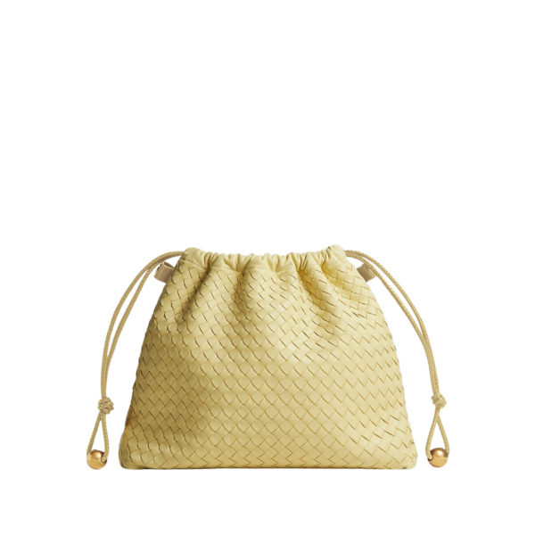 Khaite Women's Dustbag  in Butter yellow - Yellow Shoulder & Crossbody Bags - The Lotus Tote Bag - Shop at Coveti