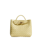 Khaite Women's Small Andiamo in Butter yellow - Yellow Totes & Top-Handle Bags - The Lotus Tote Bag - Shop at Coveti
