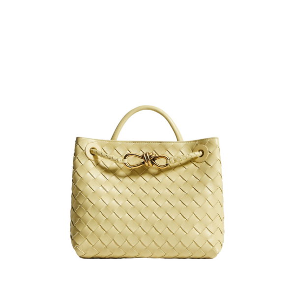 Khaite Women's Small Andiamo in Butter yellow - Yellow Totes & Top-Handle Bags - The Lotus Tote Bag - Shop at Coveti
