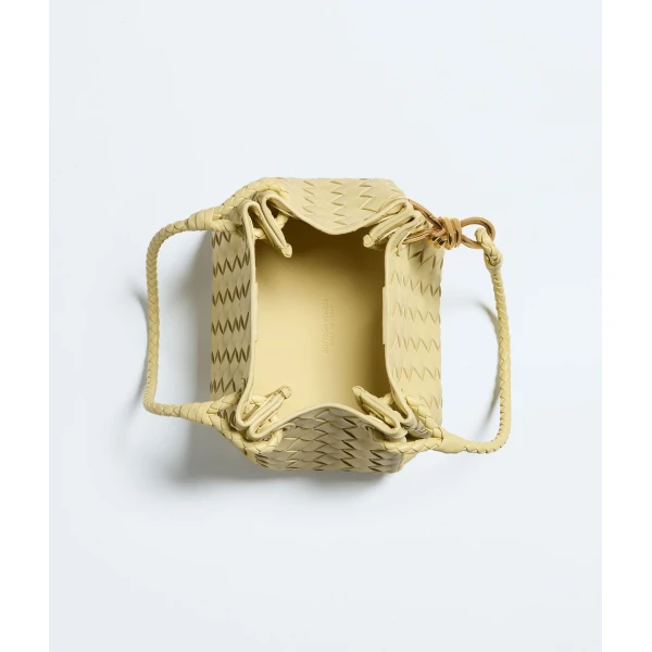 Khaite Women's Small Parachute in Butter yellow - Yellow Shoulder & Crossbody Bags - The Lotus Tote Bag - Shop at Coveti