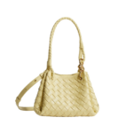 Khaite Women's Small Parachute in Butter yellow - Yellow Shoulder & Crossbody Bags - The Lotus Tote Bag - Shop at Coveti