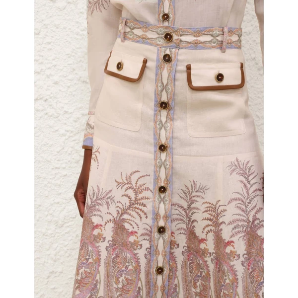 Elevate your elegance in this Zimmermann Skirts available now at Coveti