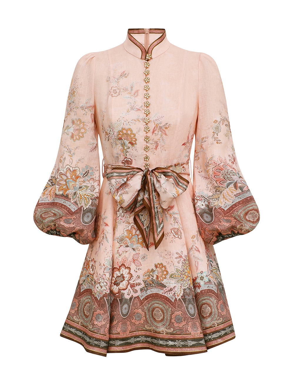 Zimmermann Alchemy Button Mini Dress