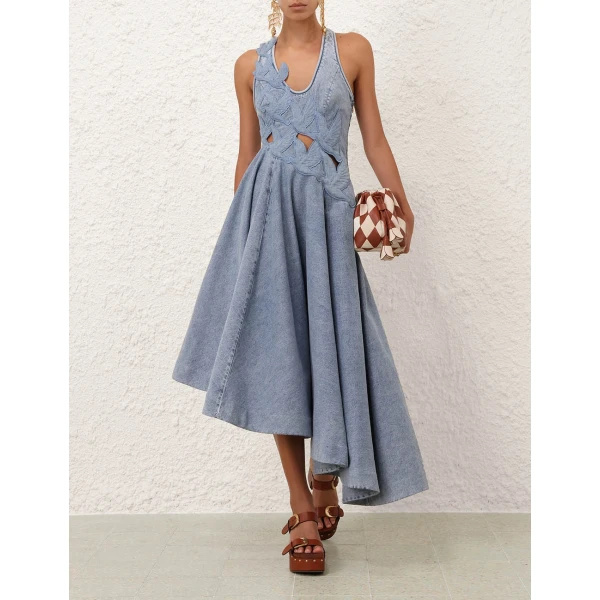 Elevate your elegance in this Zimmermann Dresses available now at Coveti