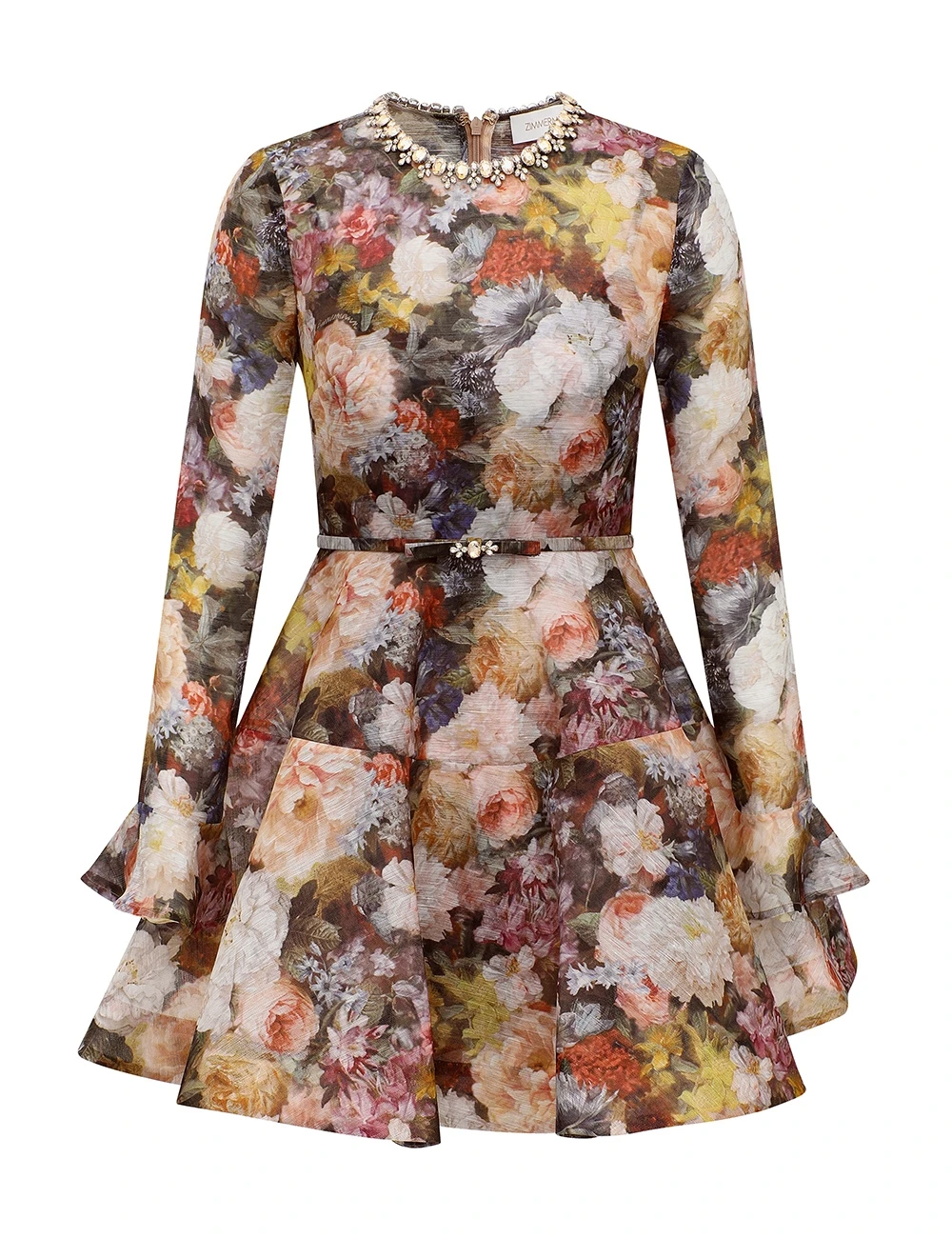 Zimmermann Alchemy Peplum Mini Dress | Ready to Wear Collection Coveti Elevate your elegance in this Zimmermann Dresses available now at Coveti