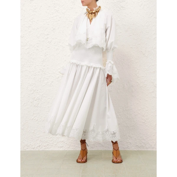 Elevate your elegance in this Zimmermann Dresses available now at Coveti