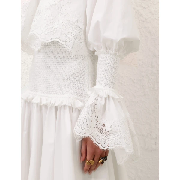 Elevate your elegance in this Zimmermann Dresses available now at Coveti