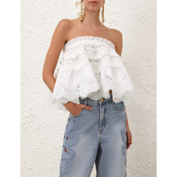 Elevate your elegance in this Zimmermann Bikini available now at Coveti