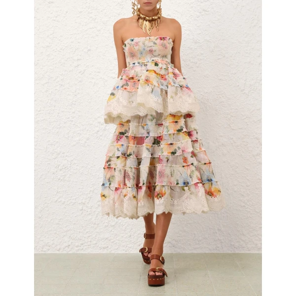 Elevate your elegance in this Zimmermann Dresses available now at Coveti