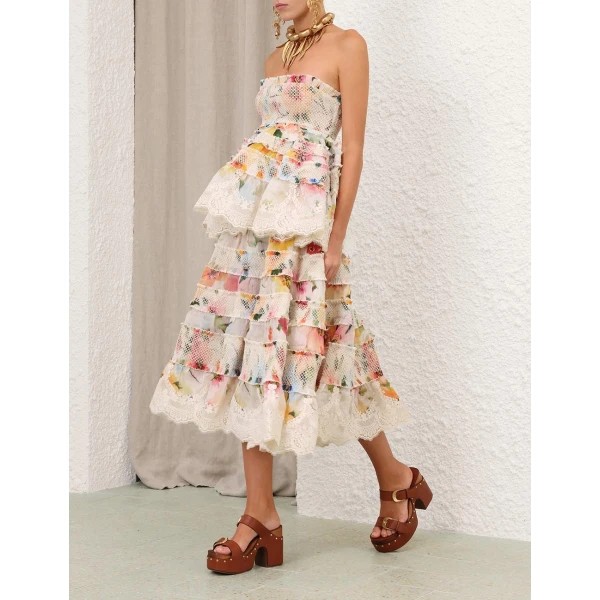 Elevate your elegance in this Zimmermann Dresses available now at Coveti