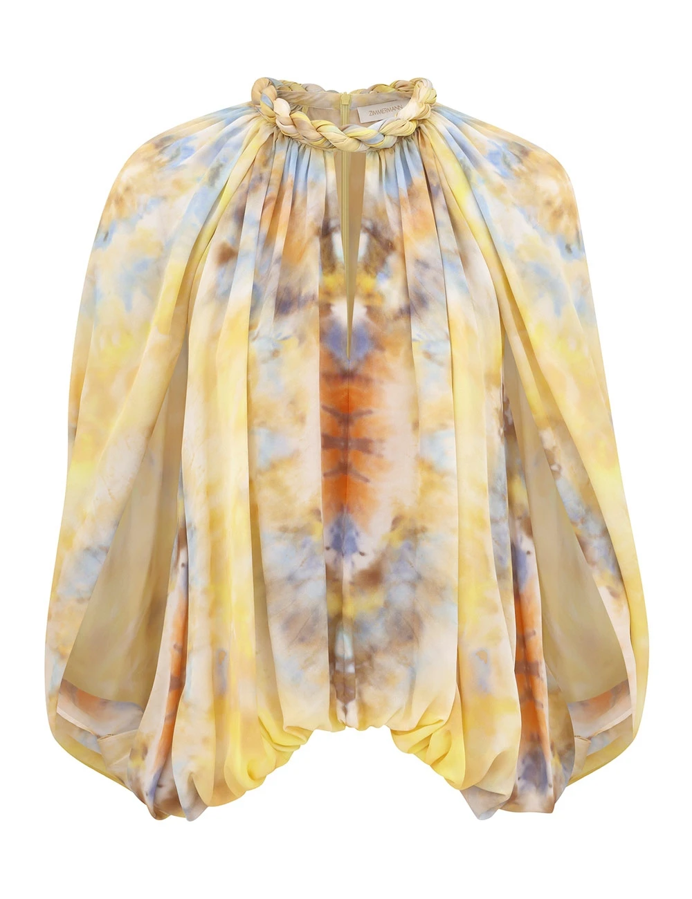Zimmermann Alchemy Twist Billow Blouse | Ready to Wear Collection Coveti Elevate your elegance in this Zimmermann Bikini available now at Coveti
