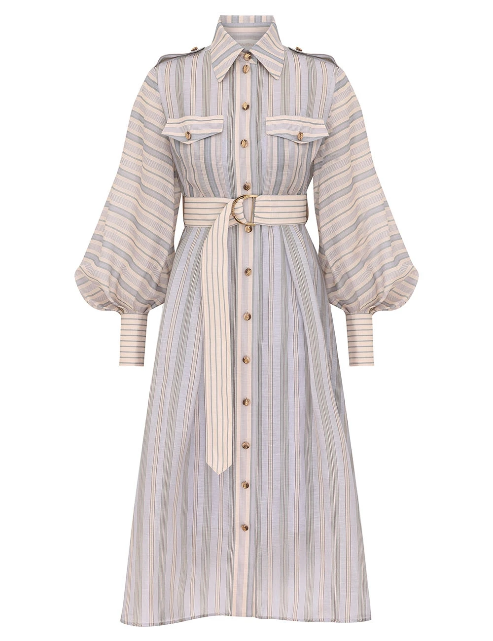 Zimmermann Alchemy Utility Shirt Dress | Ready to Wear Collection Coveti Elevate your elegance in this Zimmermann Dresses available now at Coveti