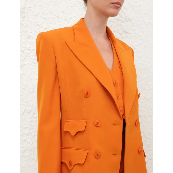 Elevate your elegance in this Zimmermann Jackets available now at Coveti