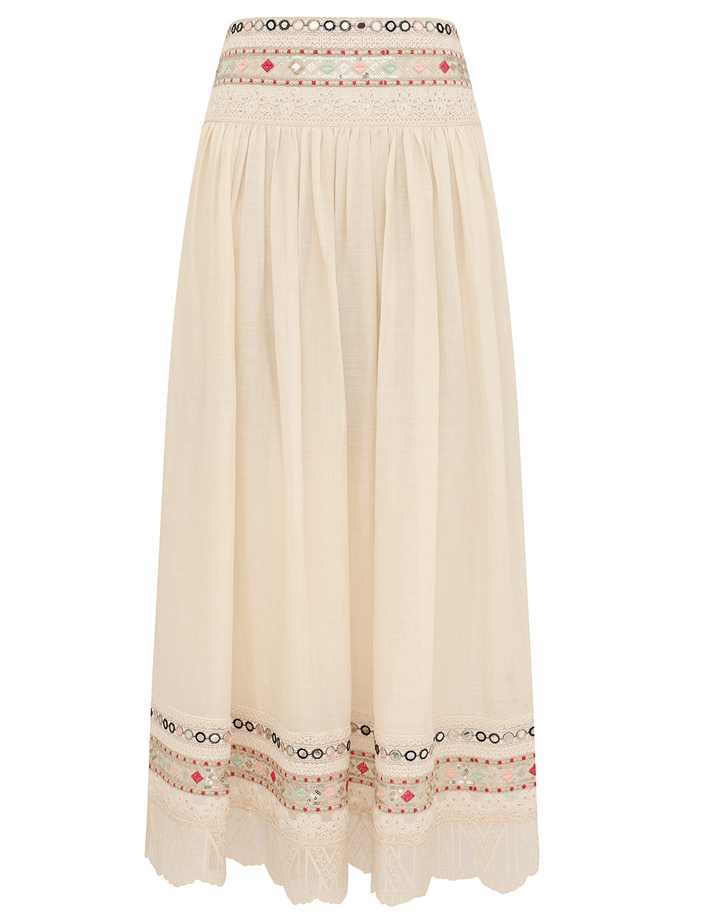 Elevate your elegance in this Zimmermann Skirts available now at Coveti