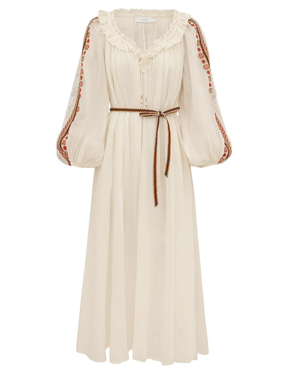 Zimmermann Aster Embroidered Maxi Dress