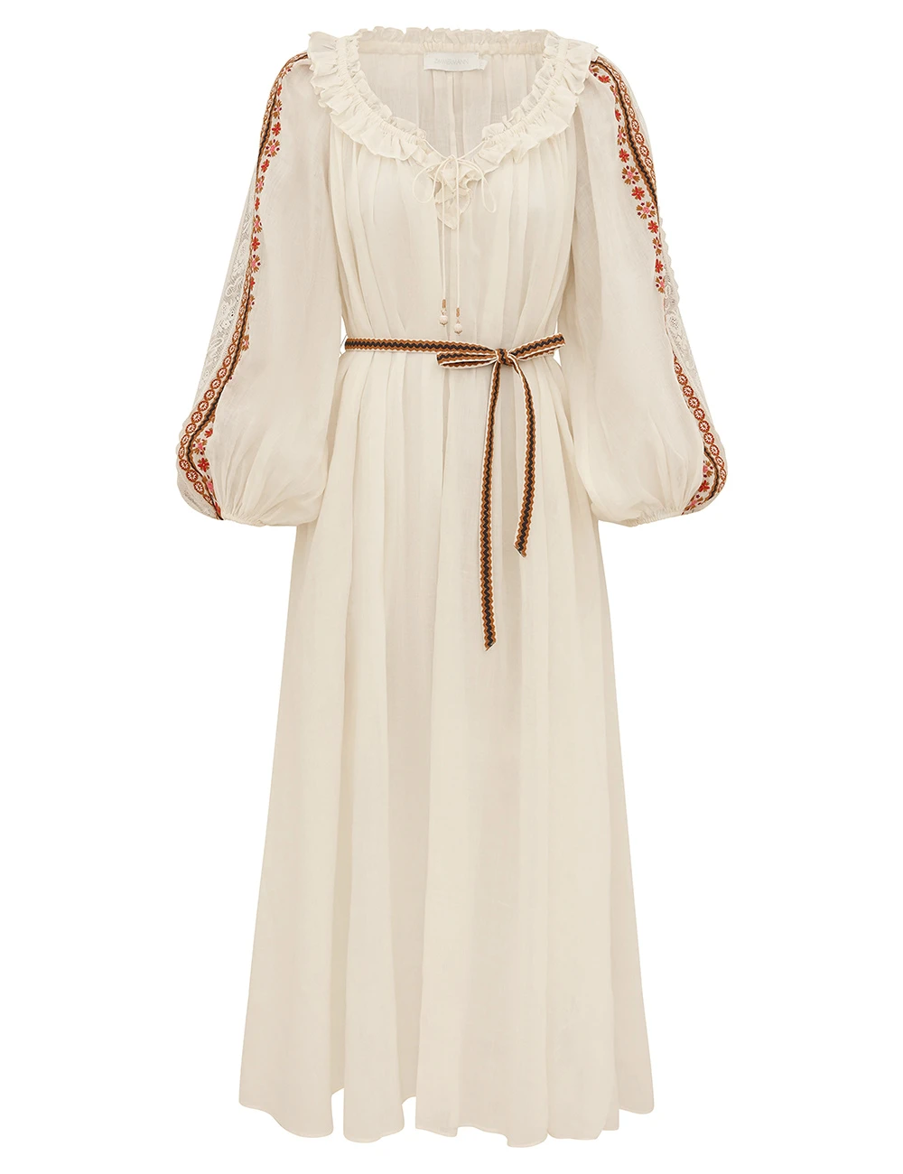 Zimmermann Aster Embroidered Maxi Dress | Ready to Wear Collection Coveti Elevate your elegance in this Zimmermann Dresses available now at Coveti
