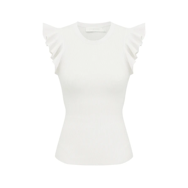 Elevate your elegance in this Zimmermann Tops available now at Coveti