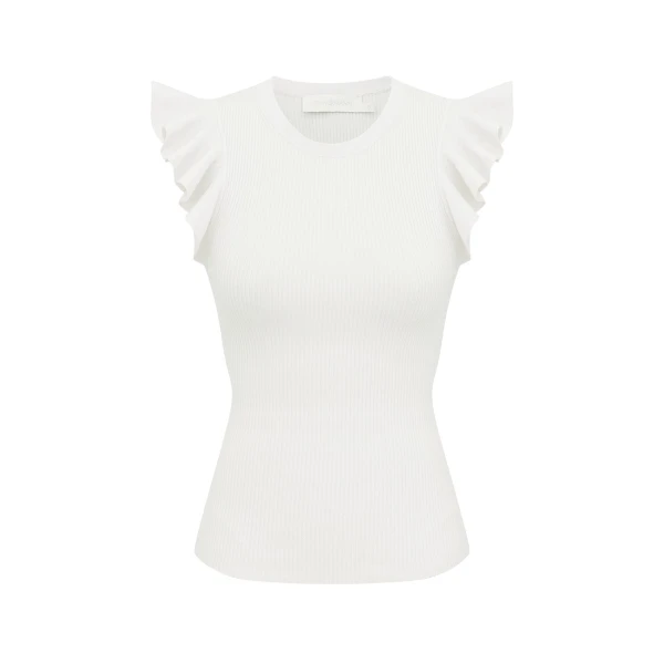 Elevate your elegance in this Zimmermann Tops available now at Coveti
