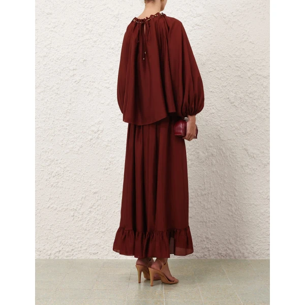 Elevate your elegance in this Zimmermann Skirts available now at Coveti