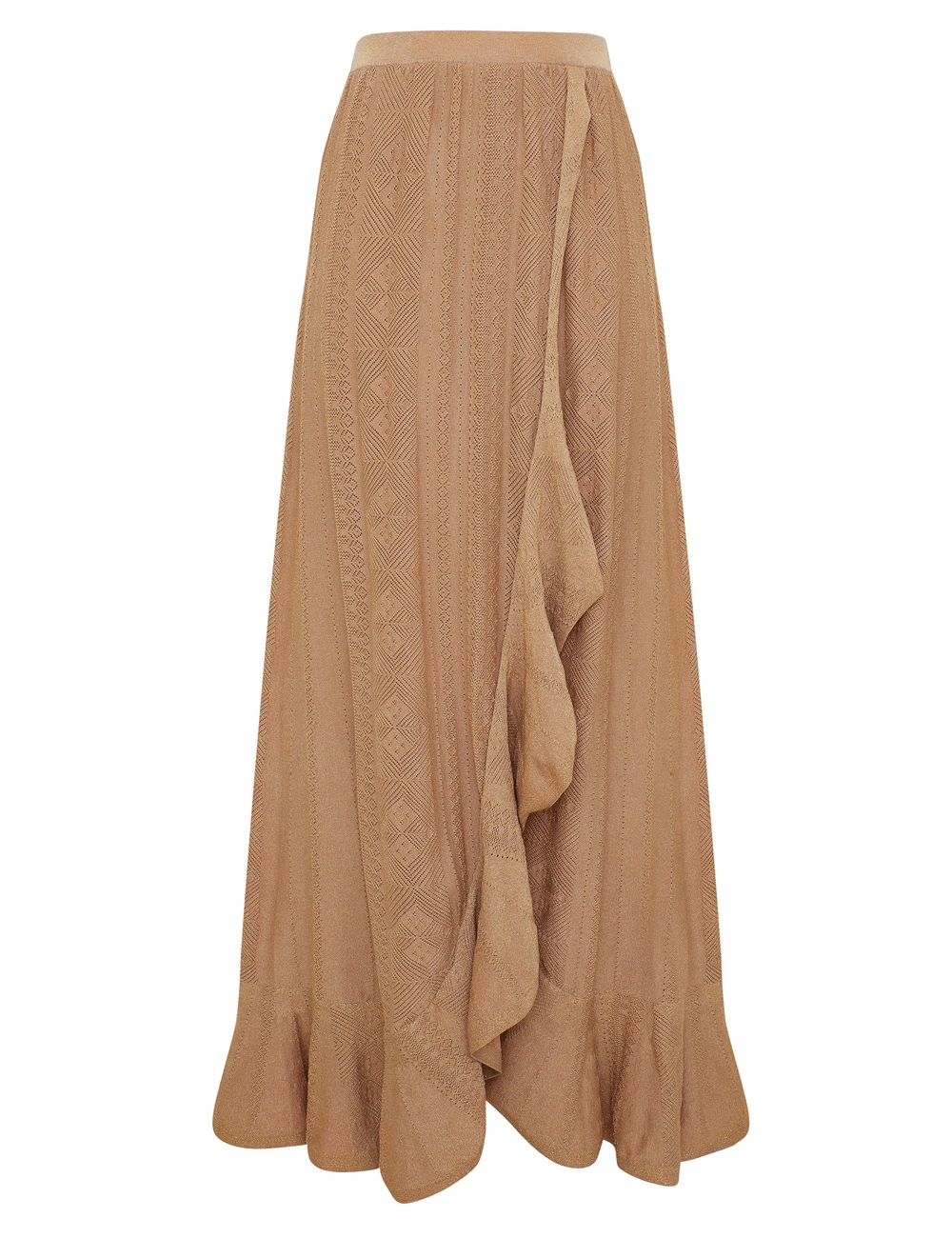 Zimmermann Aster Metallic Pointelle Skirt | Ready to Wear Collection Coveti Elevate your elegance in this Zimmermann Skirts available now at Coveti
