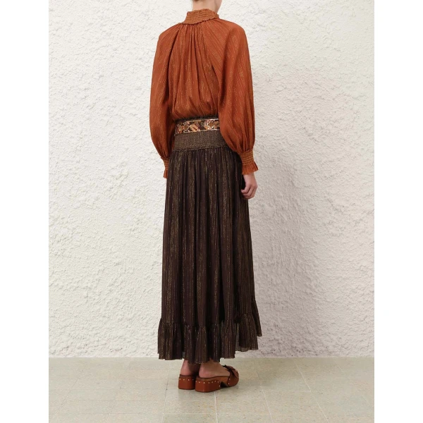 Elevate your elegance in this Zimmermann Skirts available now at Coveti