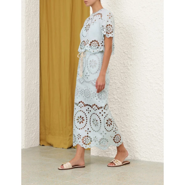 Elevate your elegance in this Zimmermann Tops available now at Coveti