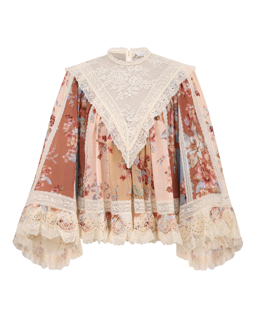 Zimmermann Awaken Lace Trim Blouse | Ready to Wear Collection Coveti Elevate your elegance in this Zimmermann Tops available now at Coveti