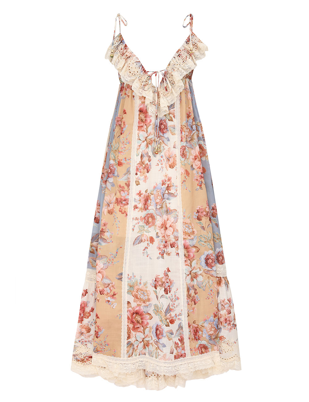 Zimmermann Awaken Lace Trim Dress