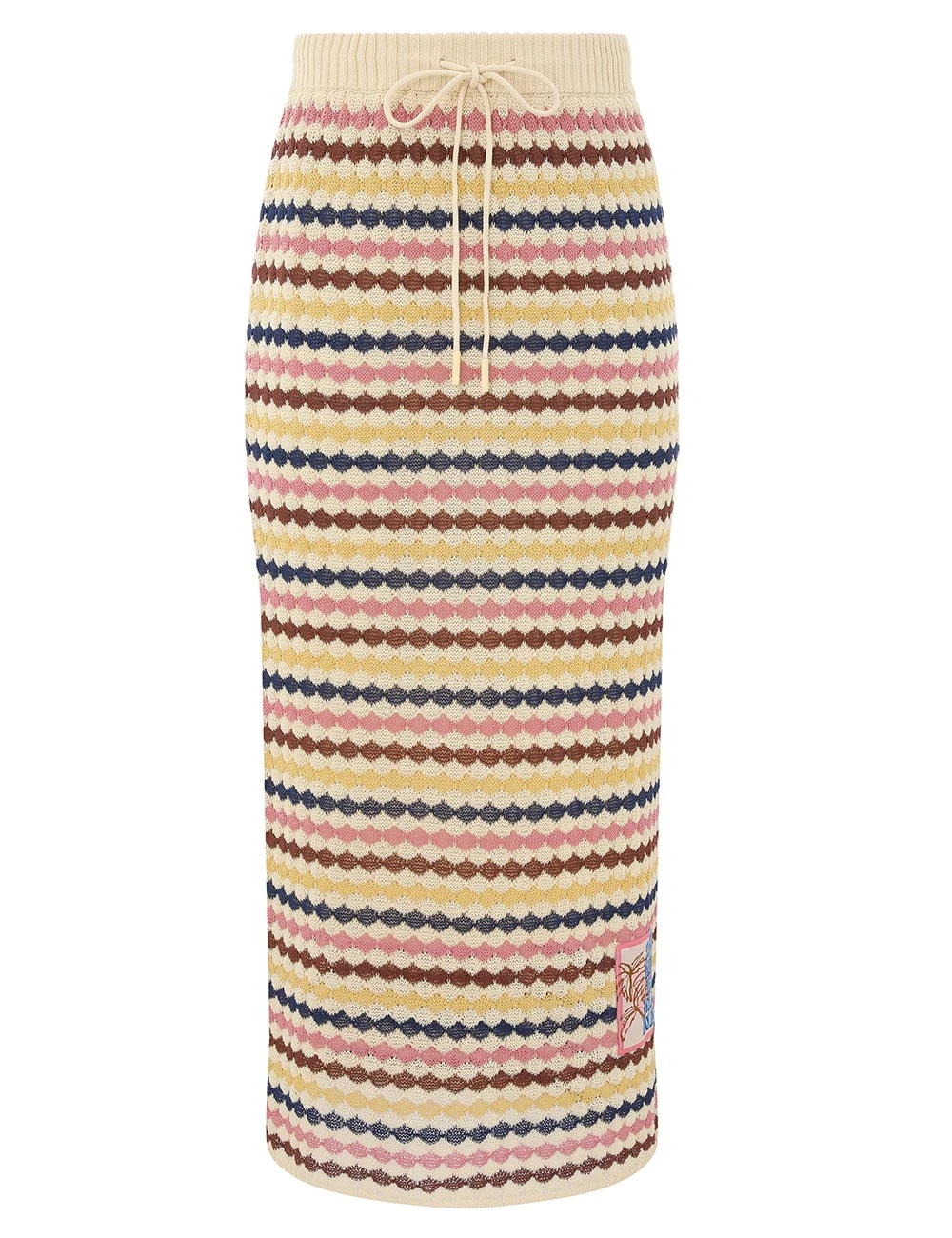 Zimmermann Awaken Scallop Knit Midi Skirt | Ready to Wear Collection Coveti Elevate your elegance in this Zimmermann Knitwear available now at Coveti