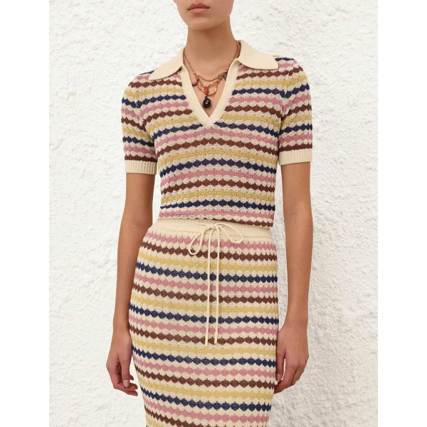 Elevate your elegance in this Zimmermann Knitwear available now at Coveti